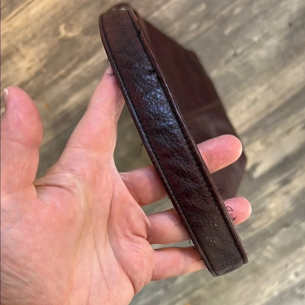 SAS Deep Burgundy Leather Bag